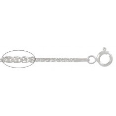 18" Spiga Chain - Package of 10, Sterling Silver